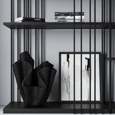 Shelving Arsenal Rovere Bruciato by Cattelan Italia — View 2