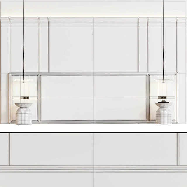 Decorative 3D wall panel 007 — Descargar