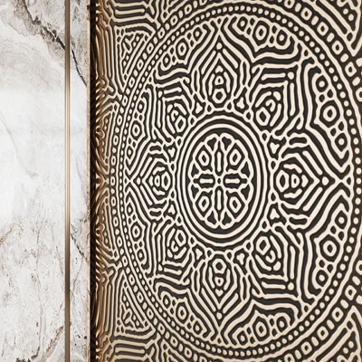 Wall panel with a pattern №2 — Вид 3