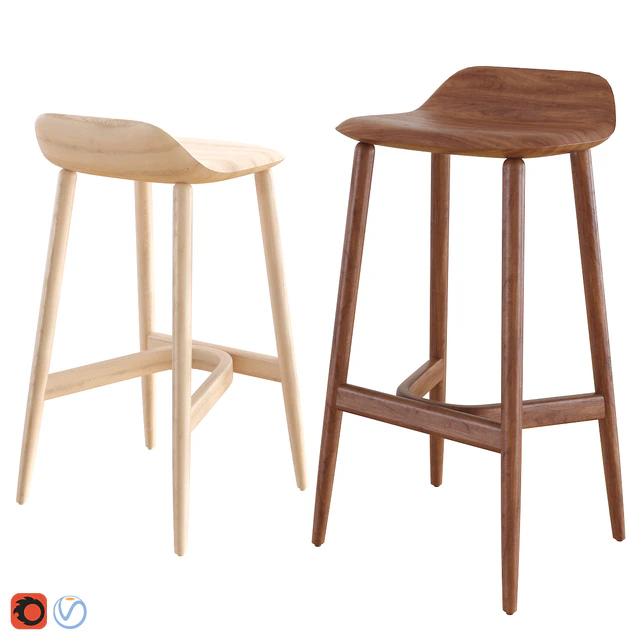 Bar Stool Crosshatch Stool by Herman Miller — Download