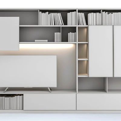 TV zone Molteni 505 wall system — Ver 3