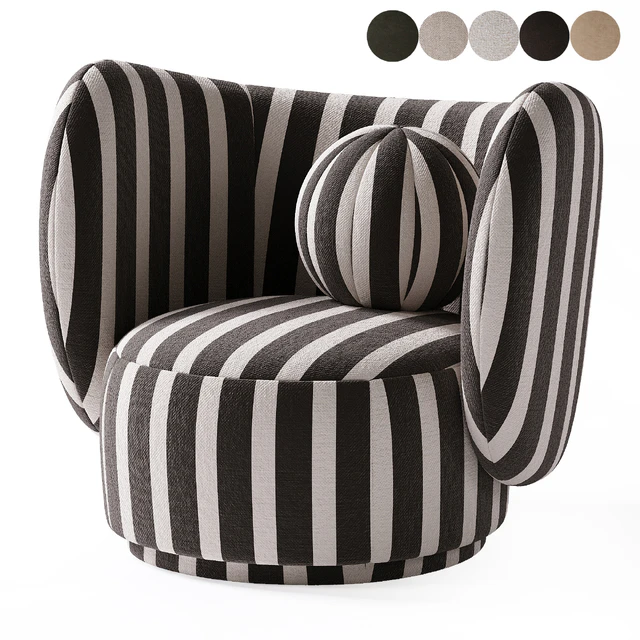 Rico Lounge Chair with Swivel Base — Descargar