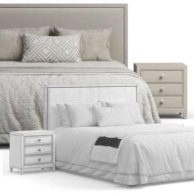 Bassett Furniture Manhattan Rectangular Headboard Bed — Вид 2