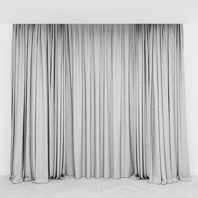 Curtains gray velvet with tulle | Curtains are modern — Descargar