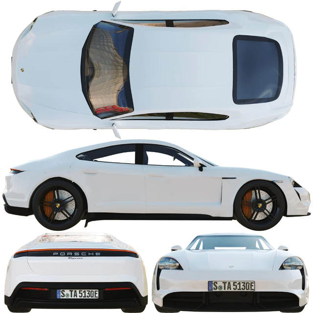 Porsche Taycan Turbo S — Скачать