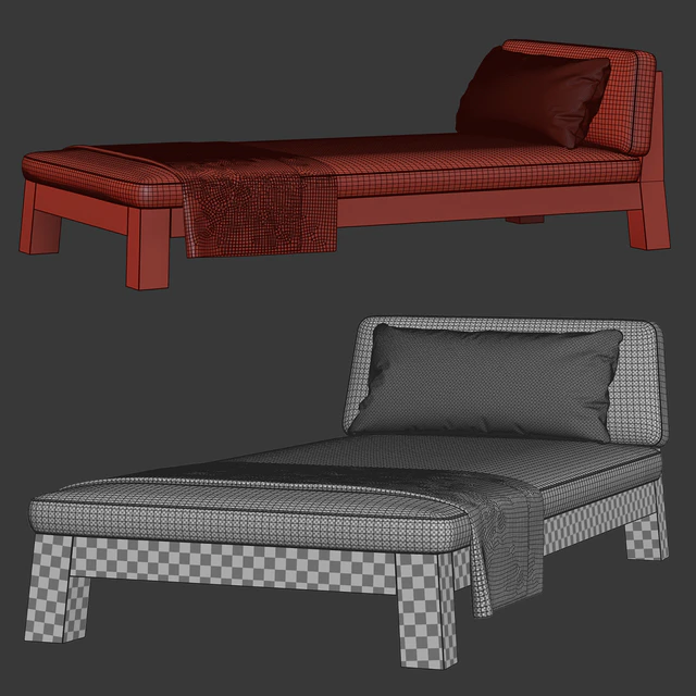 Gijs daybed by Piet Boon / Beach lounger — Descargar