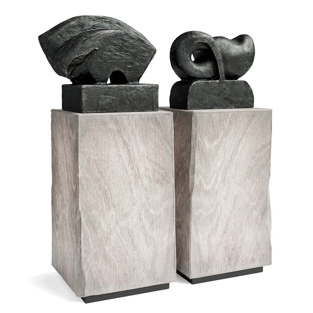 Modern sculptures Bull and Fish — Скачать