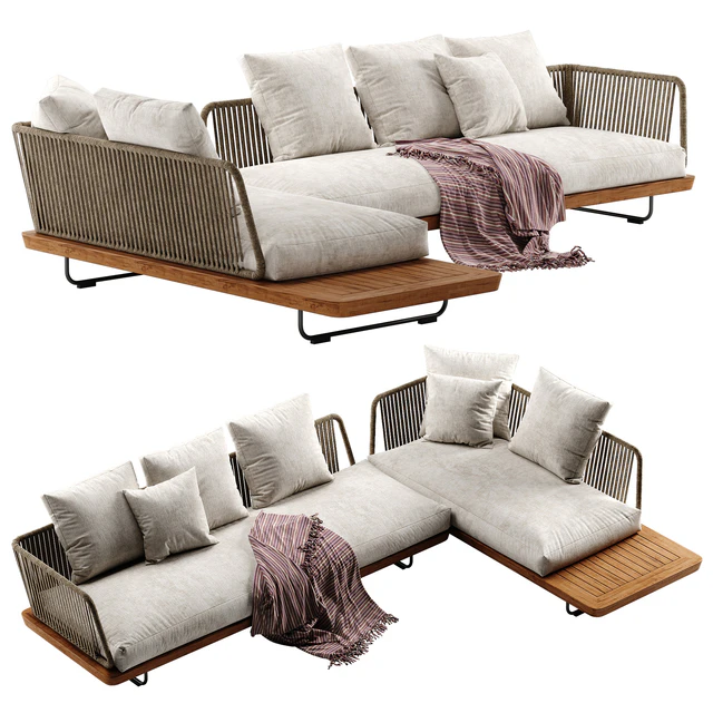 Minotti Sunray sofa set 1 — Descargar