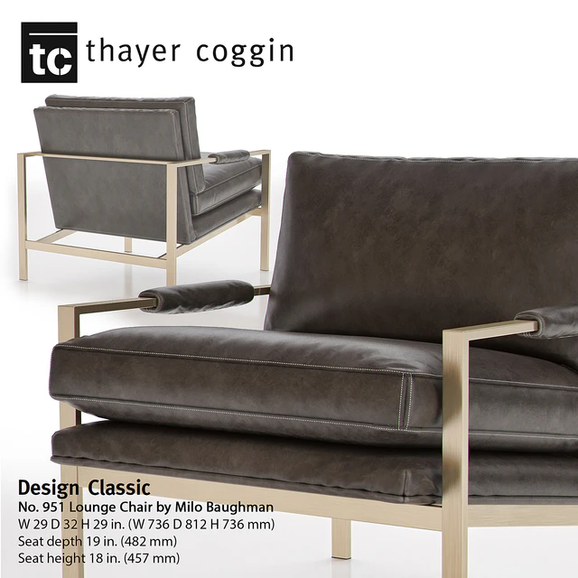 951 DESIGN CLASSIC Lounge Chair by MILO BAUGHMAN — Descargar
