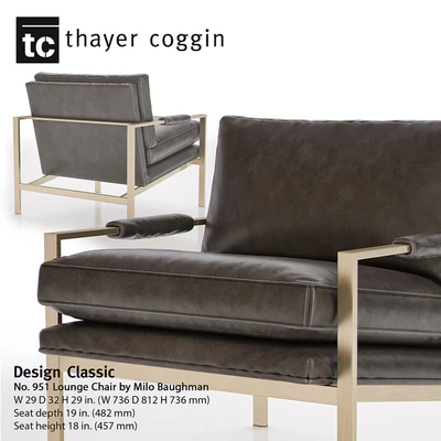 951 DESIGN CLASSIC Lounge Chair by MILO BAUGHMAN — Ver 1