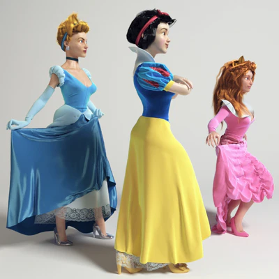 Disney Princess (vray GGX) — Ver 3