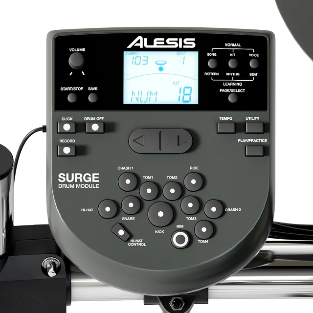 Барабанная установка ALESIS surge mesh kit. Музыкальный инструмент — Скачать