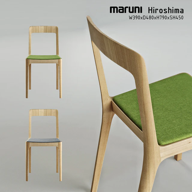 Hiroshima Maruni Dining chair — Descargar