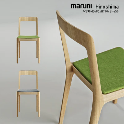 Hiroshima Maruni Dining chair — Ver 2