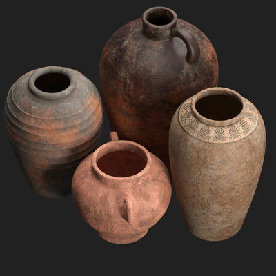 Artisan clay vases set — Вид 4