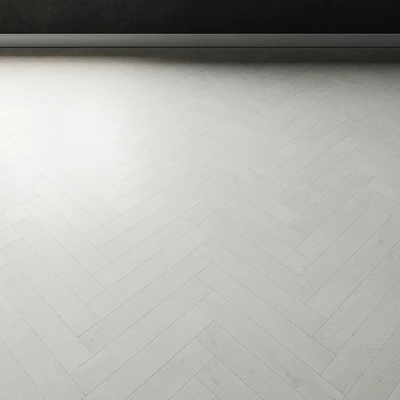 Parquet oak Coswick. Inspire CRYSTAL WHITE Bleached — Ver 2
