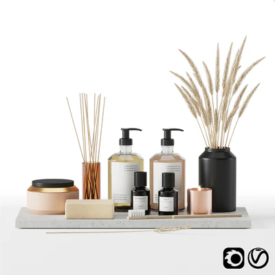 Bathroom accessories set 01 — Вид 1