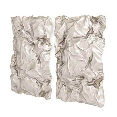 Wrinkled metal wall art — Ver 3