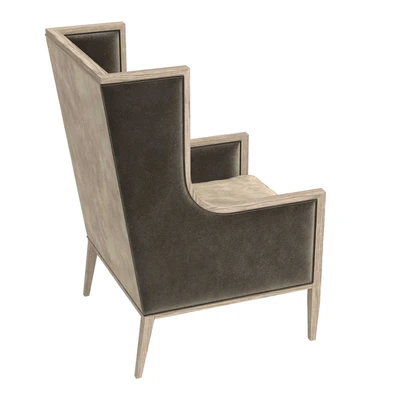 Restoration Hardware FRENCH CONTEMPORARY SLOPE ARM WINGBACK CHAIR — Вид 3
