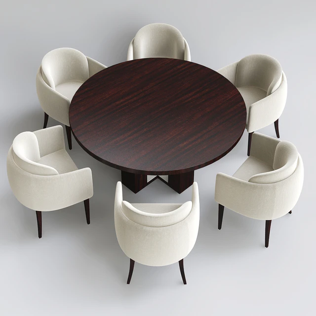 Poliform chair and table — Descargar