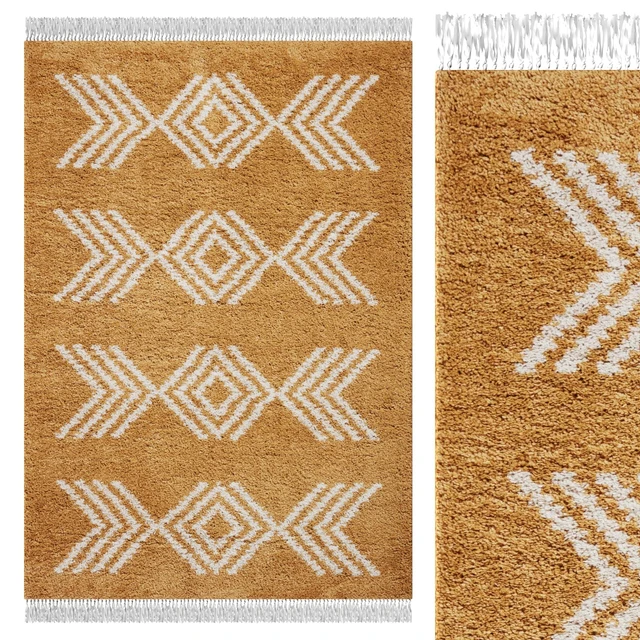 Carpet Think Rugs Boho 8886 Yellow — Descargar