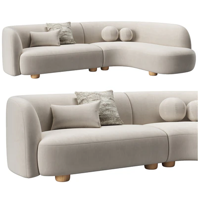 Sofa Laurent 2-Piece by West Elm — Ver 1