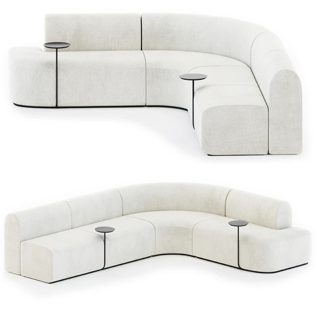 ARTIKO Sectional modular fabric sofa AT 16 by MDD — Descargar