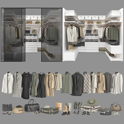 Poliform Ubik Walk-in Closet 3 — Ver 1