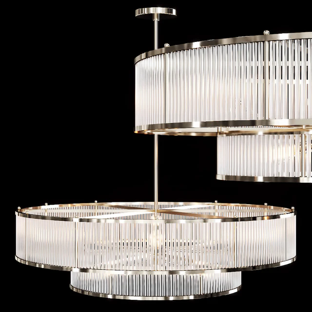 Restoration Hardware MARAIS ROUND CHANDELIER 47 Nickel — Скачать
