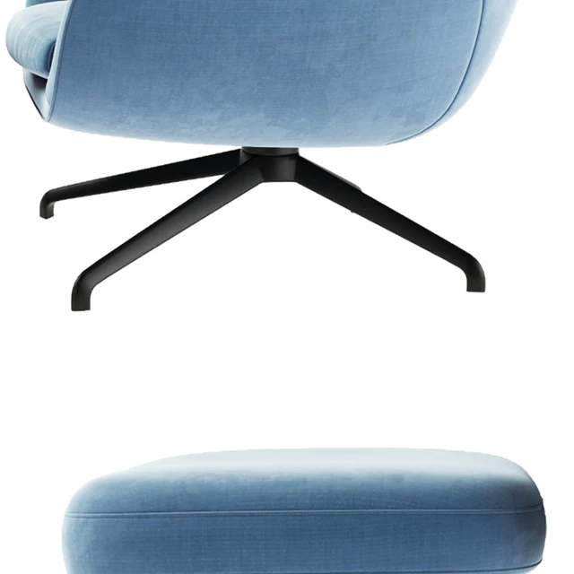 Minotti Jensen Arm Chair Set With Carpet — Descargar