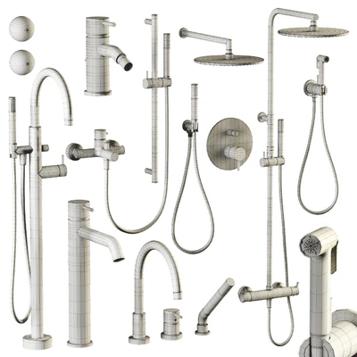 Cisal Nuovo Less shower and faucet set — Ver 2