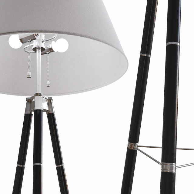 Ralph Lauren IRWIN FLOOR LAMP IN EBONY RL1720EB-L — Descargar