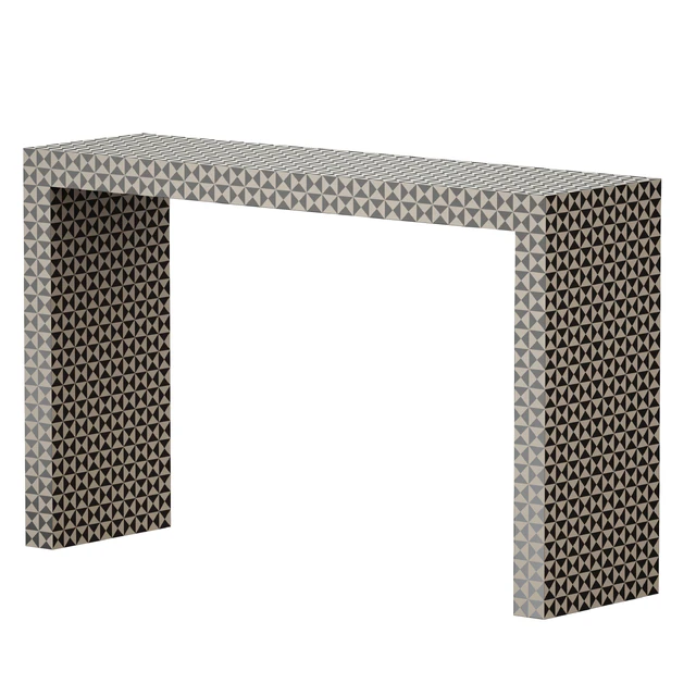 Консоль Intarsia Black Console Table (Crate and Barrel) — Скачать