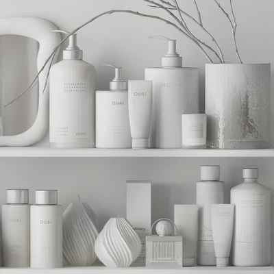 Shelves with cosmetics and bathroom decor - 4 — Ver 3