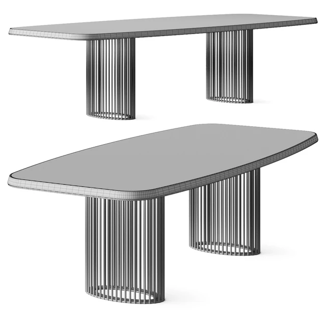 Bonaldo Luna Bianca Dining Tables — Скачать