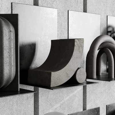 Metal Shelves Decorative With Book - metal Rack — Вид 5