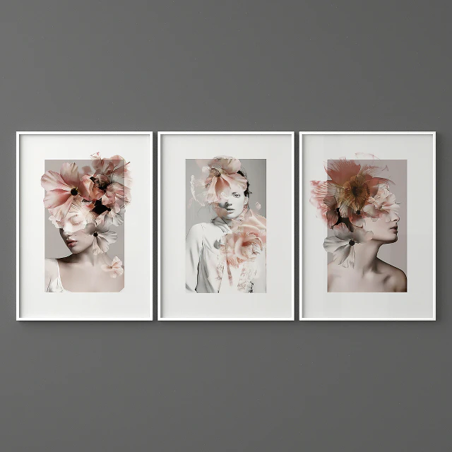 Poset Set "Feminine Flowers" — Descargar
