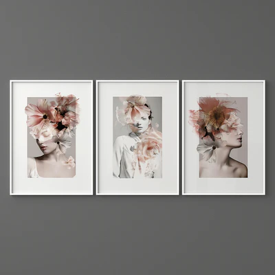 Poset Set "Feminine Flowers" — Ver 2