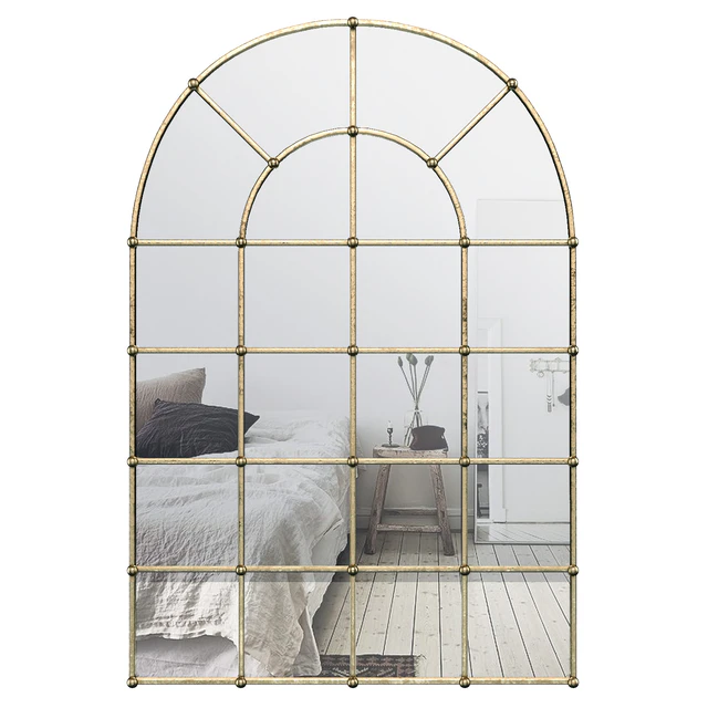 Metal Arch Window Wall Mirror OAWY8570 — Descargar