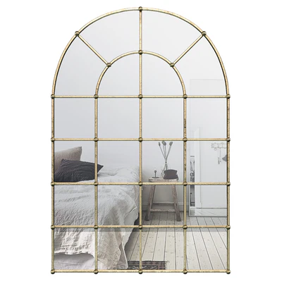 Metal Arch Window Wall Mirror OAWY8570 — Ver 1