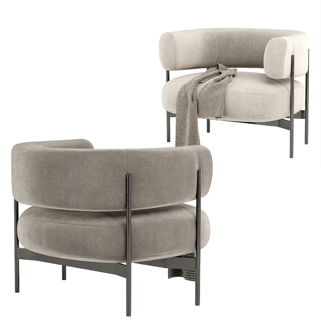 CINI armchair By HC28 Cosmo — Descargar