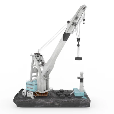 Floating crane Bogatyr — Ver 1