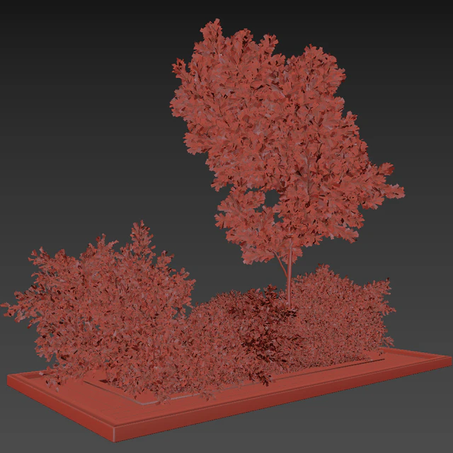 Garden set bush and Tree Set01 — Descargar