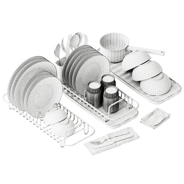 IKEA LILLHAVET Multifunctional dish rack set — Скачать
