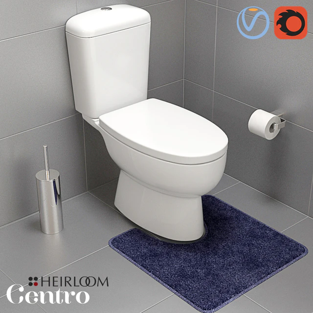 Centro Close Coupled Toilet — Descargar