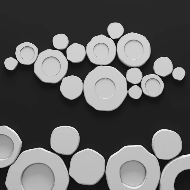 Circle Cluster Wall Decor, медь, патина, медный декор, диск, настенный декор, круглый, арт, картина — Скачать