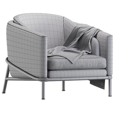 Armchair Minotti Fil noir leather — Вид 4