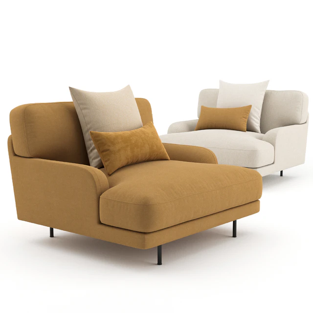 Flaneur Lounge Chair GUBI — Скачать
