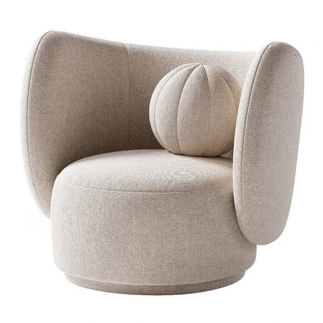 Rico Lounge Chair with Swivel Base — Descargar