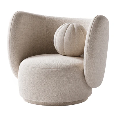 Rico Lounge Chair with Swivel Base — Ver 4